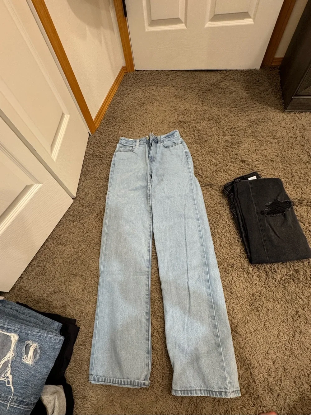 PacSun Light Blue Straight-Leg Women’s Jeans